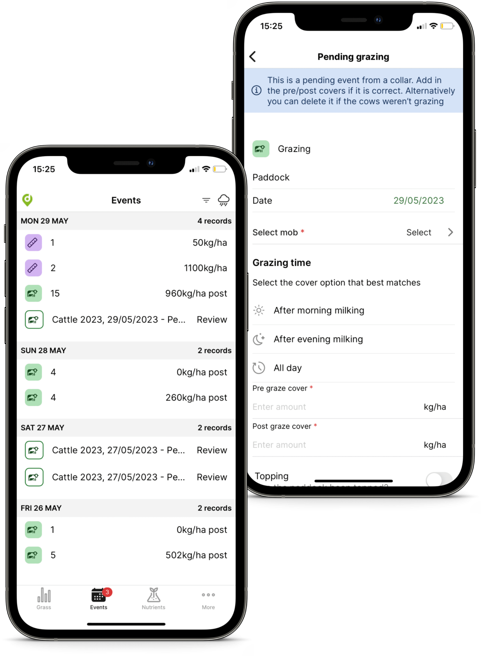 Origin Digital GrassMax Automated Data Input